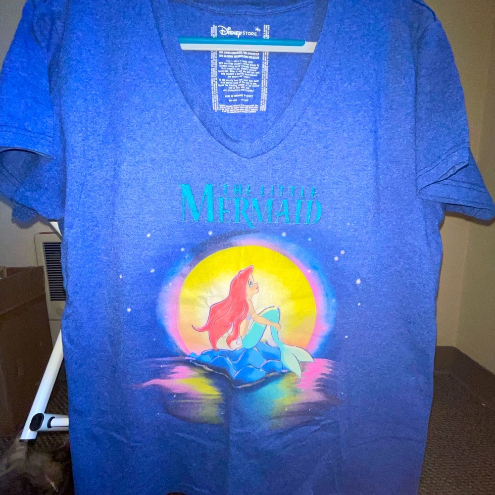 Disney Little Mermaid Short Sleeve Top